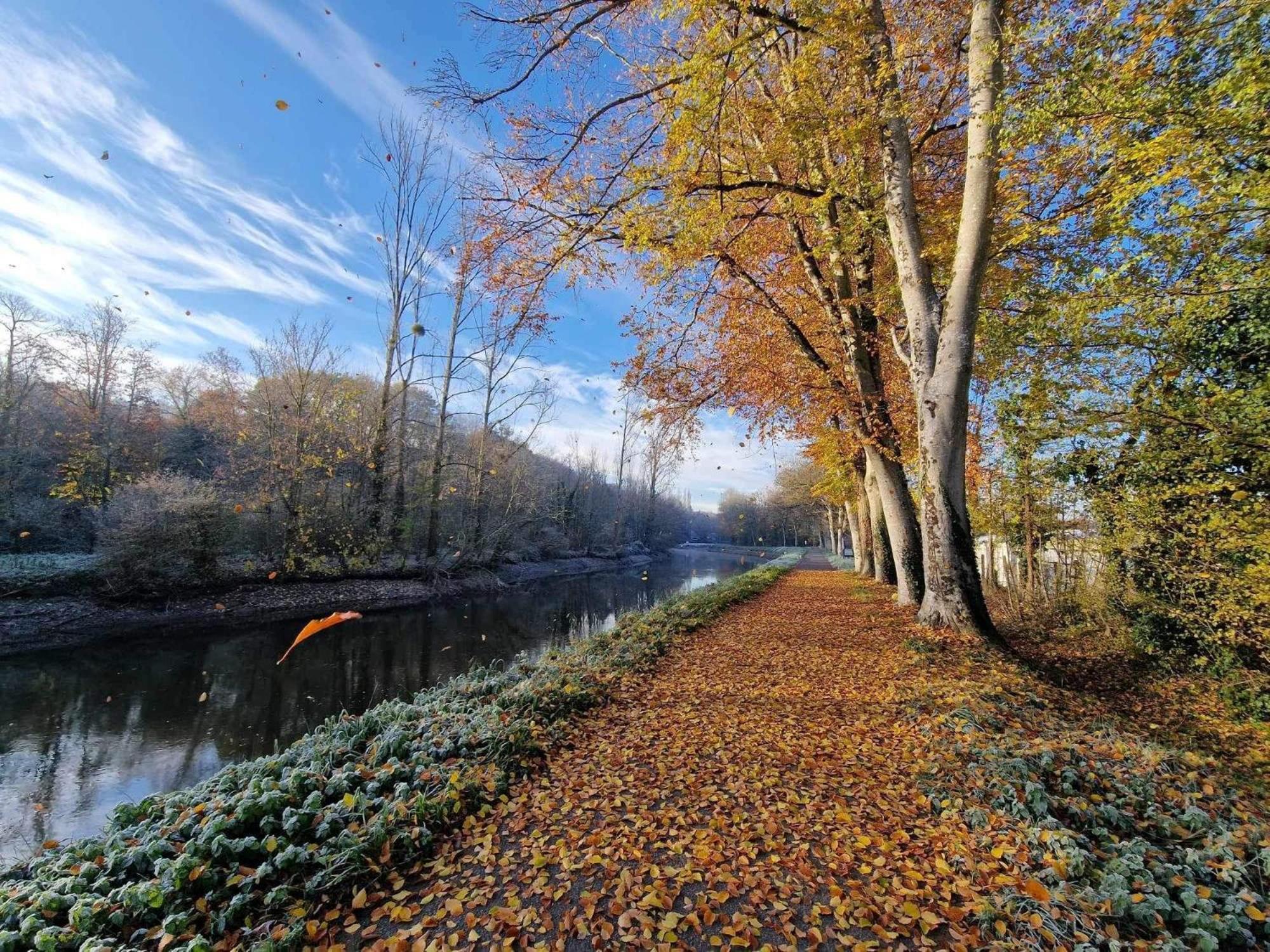 Gite Maisonnette- Et A Cote Coule Une Riviere Josselin Bagian luar foto